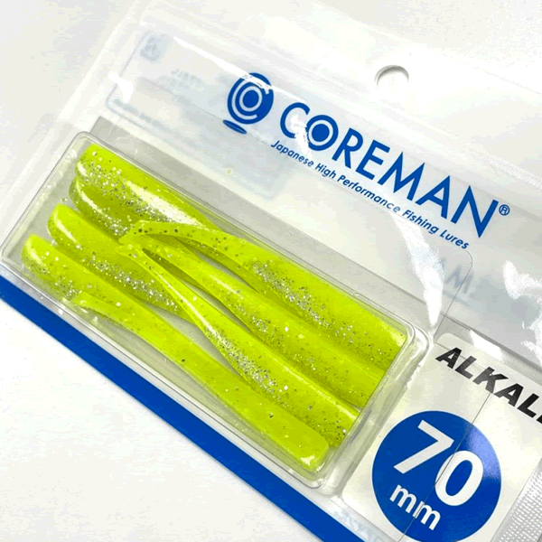 COREMAN ALKALI 70mm (8 pcs/pack) #007 CHART BACK saltwater fishing lure