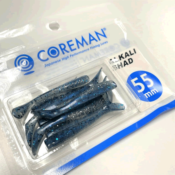 COREMAN ALKALI SHAD 55mm (8 pcs/pack) #002 MAIWASHI saltwater fishing lure