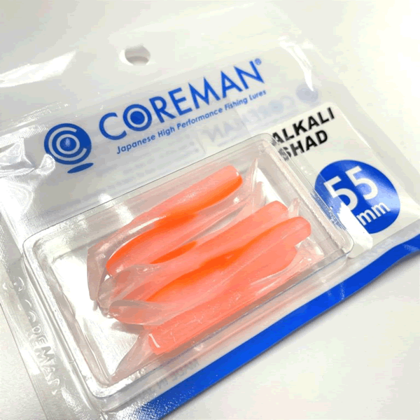 COREMAN ALKALI SHAD 55mm (8 pcs/pack) #010 NIGHT SP saltwater fishing lure