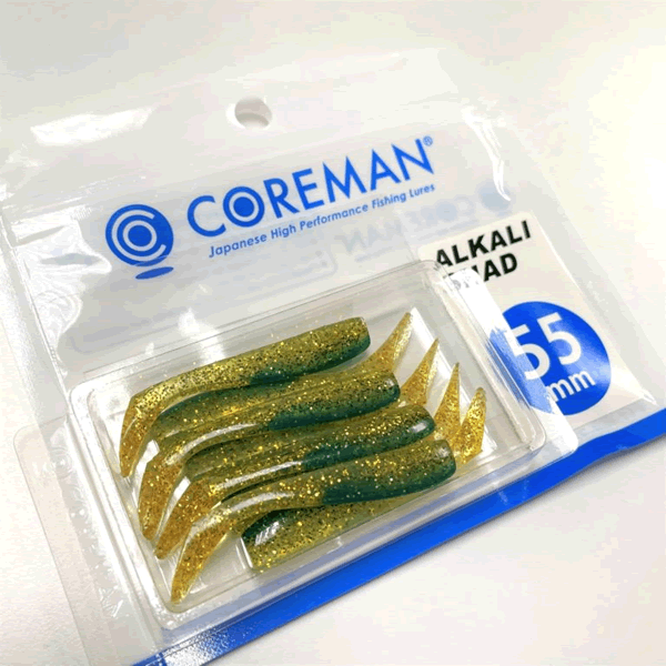 COREMAN ALKALI SHAD 55mm (8 pcs/pack) #044 IWASHI GOLD saltwater fishing lure