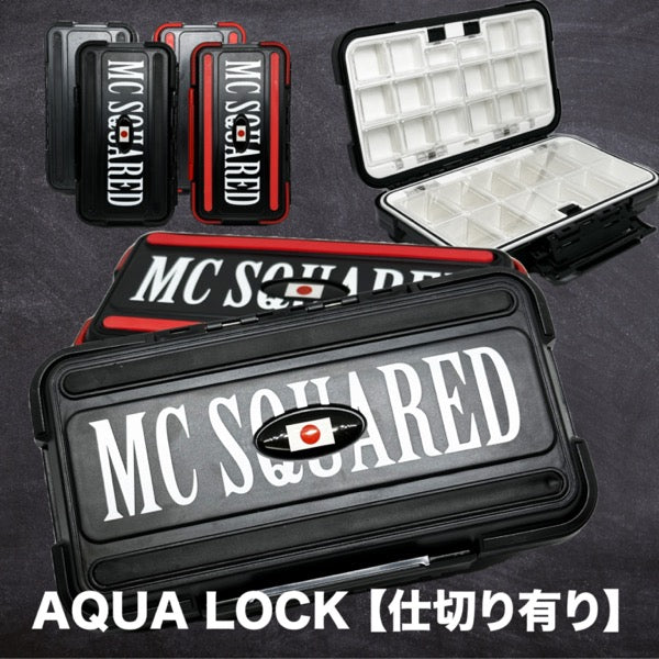 MC SQUARED AQUAROCK 11cm×20cm×5cm (with Compartment) Black x Black fishing accessory