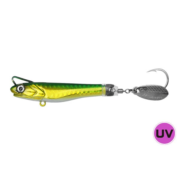 issei Speed Sardine Sakana Sakana Spin High Speed Tune 40g #053 UV GREEN GOLD