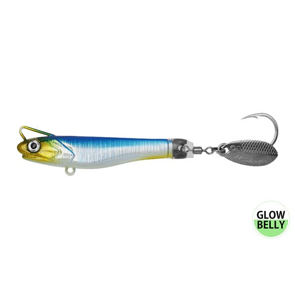issei Speed Sardine Sakana Sakana Spin High Speed Tune 50g #022 IWASHI GLOW