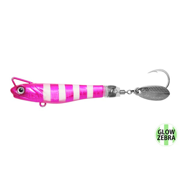 issei Speed Sardine Sakana Sakana Spin High Speed Tune 50g #062 PINK GLOW ZEBRA