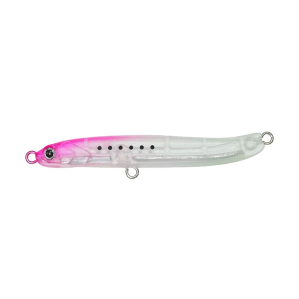 issei Ameshirasu 80 80mm : 6g Sinking #008 PINK HEAD TAIL GLOW