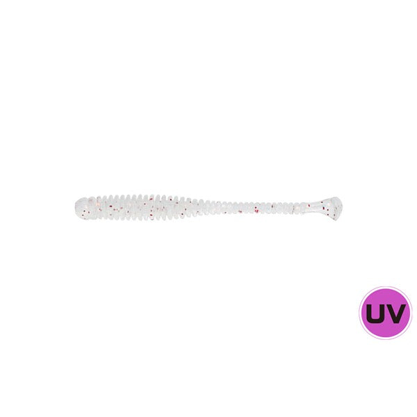 issei Silky Shad 2.0" #064 UV CLEAR RAINBOW RDF