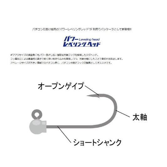 issei UMITARO POWER LEVELIMG HEAD #10 : 0.3g (4 pcs/pack)