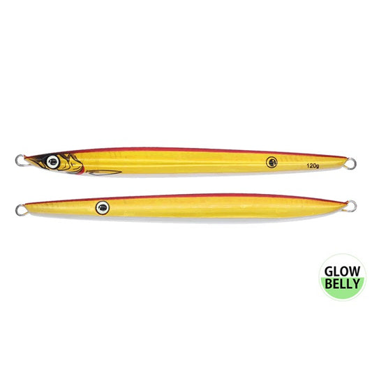 issei Neko metal long 120g #026 AKAKIN GLOW saltwater fishing lure