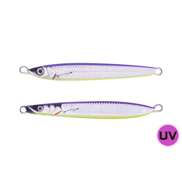 issei Speed Sardine Jig 50g 95mm : 50g #066 UV PURPLE CHART BERRY