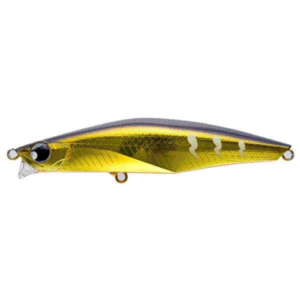 POP SEA CREW BANQ 120S 120mm : 46g Sinking #009 AMBER GOLD FINISH