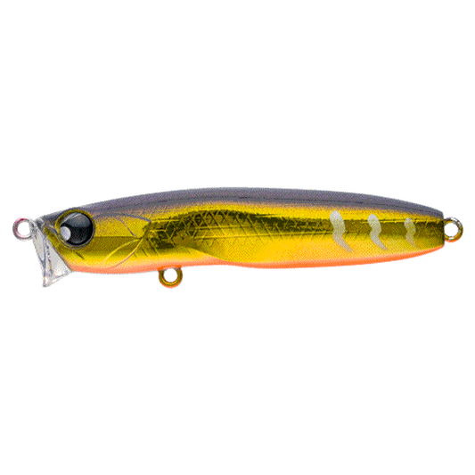 POP SEA CREW RECTER 71F 71mm : 6.4g Floating #005 AMBER GOLD FINISH