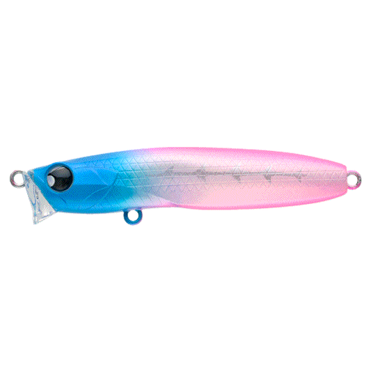 POP SEA CREW RECTER 71F 71mm : 6.4g Floating #008 BLUE PINK SHADOW BONE