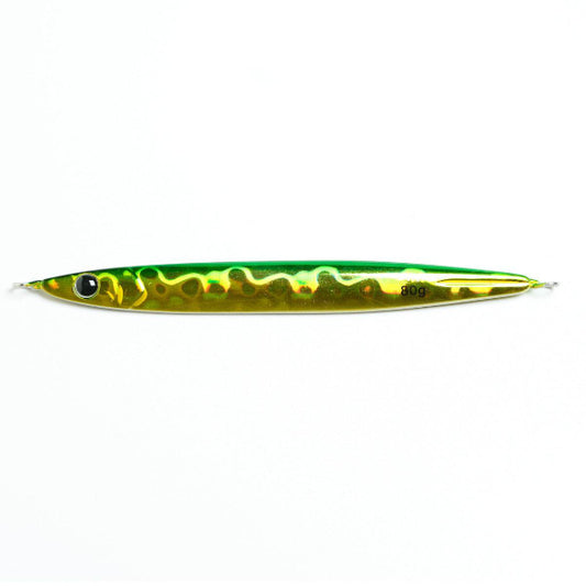 Zeake R_SARDINE LONG 80g 142mm : 80g RS LONG 80g RSL050 GREEN GOLD GLOW BELLY - Britannic Trade