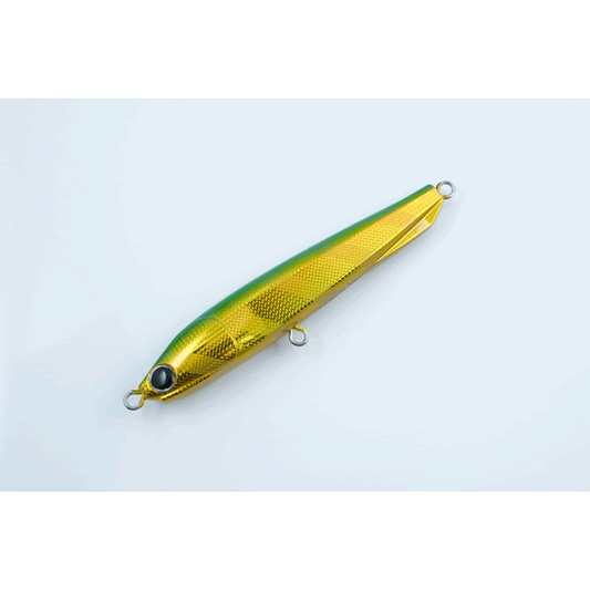 Zeake FF_PENCIL 50g 125mm : 50g HEAVY WEIGHT 009 GREEN GOLD UV ZEBRA