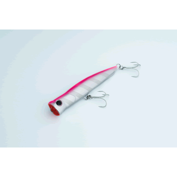 Zeake SS_POPPER 14g 90mm : 14g 010 PINK MEKKI UV ZEBRA saltwater fishing lure