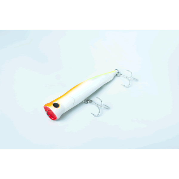 Zeake SS_POPPER 35g 130mm : 35g 006 PEARL WHITE ORANGE CHART GB saltwater fishing lure