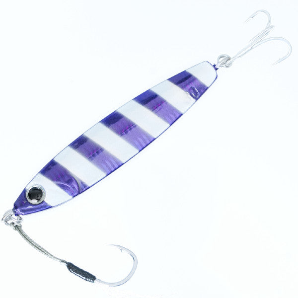 Zeake Z_SARDINE 30g 30g 30 ZS013 PURPLE ZEBRA GLOW saltwater fishing lure