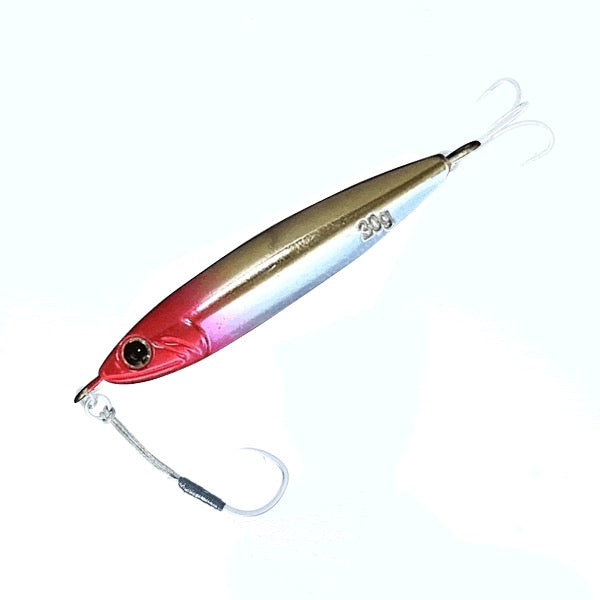 Zeake Z SARDINE 30g ZS122 PINK Head ALUMINUM UV ZEBRA saltwater fishing lure
