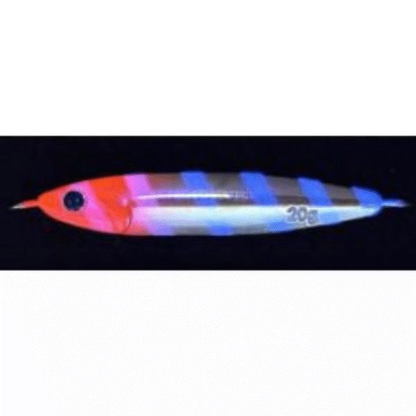 Zeake Z SARDINE 30g ZS122 PINK Head ALUMINUM UV ZEBRA saltwater fishing lure — photo 2