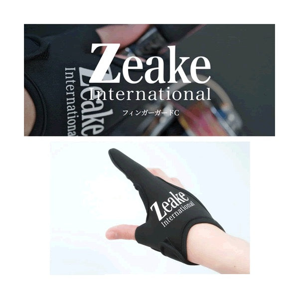 Zeake Finger Guard Chloroprene 01 BLACK fishing accessory — photo 2