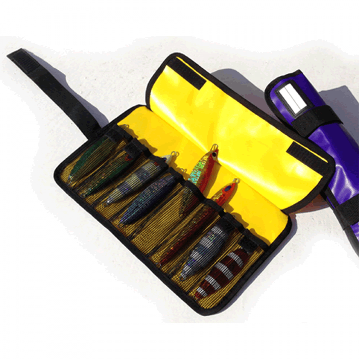 GEECRACK JIG ROLL BAG 2 TYPE-SLOW (for 8 PCS) YELLOW - Britannic Trade