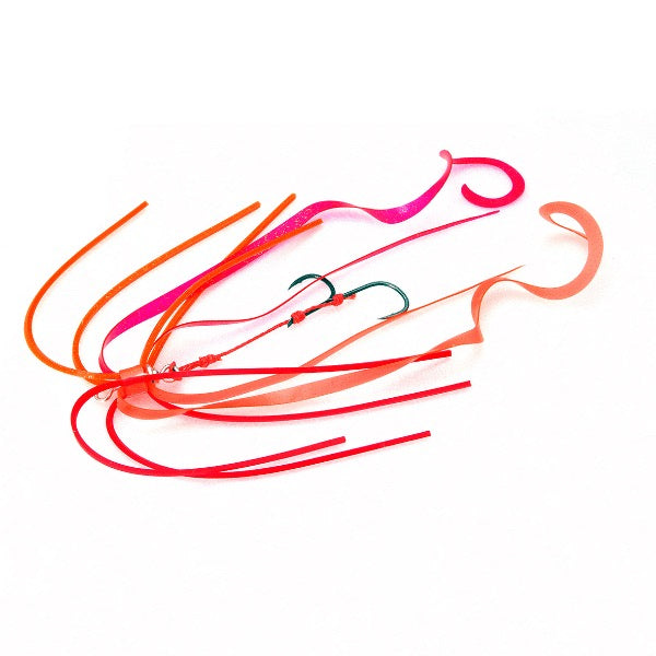 RISE JAPAN NAMIDAMA UNIT CURLY #YCS02 RED GOLD GLITTER ORANGE
