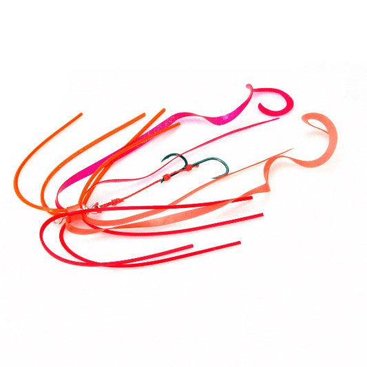 RISE JAPAN NAMIDAMA UNIT CURLY #YCS02 RED GOLD GLITTER ORANGE
