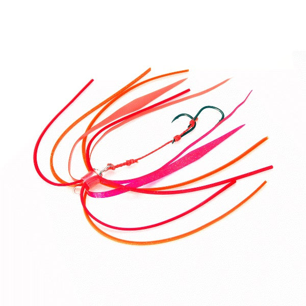 RISE JAPAN NAMIDAMA UNIT SHORT STRAIGHT #YSS02 RED GOLD GLITTER ORANGE saltwater fishing lure