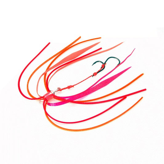 RISE JAPAN NAMIDAMA UNIT SHORT STRAIGHT #YSS02 RED GOLD GLITTER ORANGE
