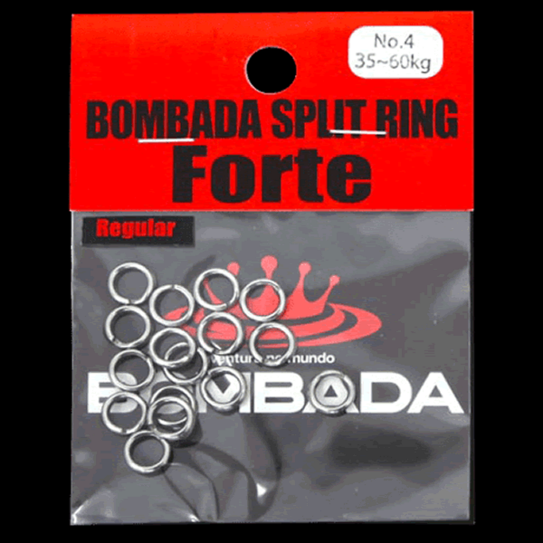 BOMBADA SPRIT RING FORTE (Regular P) No.2 (22 pcs/pack) fishing terminal tackle — photo 2