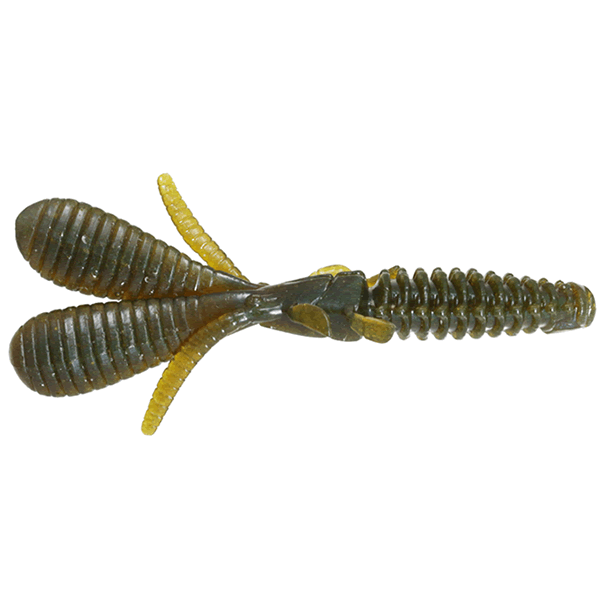 issei POWER bibibi BUG 4.2" (4 pcs/pack) #69 FINICKY BITE PUMPKIN freshwater fishing lure