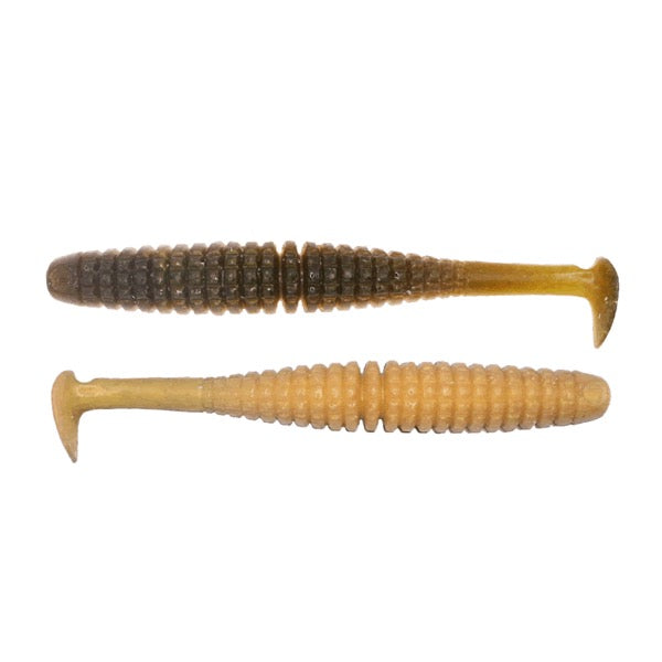 issei Caramel Shad 3.5" (8 pcs/pack) #72 AK SHAD (GOLD)
