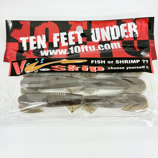 TEN FEET UNDER V-Skip 4.8" (6 pcs/pack) #3 GREEN PUMPKIN PEPPER