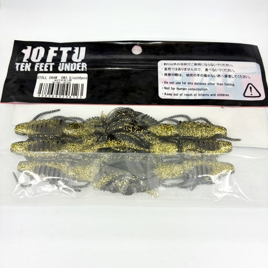 TEN FEET UNDER STOLL CRAW SW 3.5" (6 pcs/pack) #2 KURO KIN SP