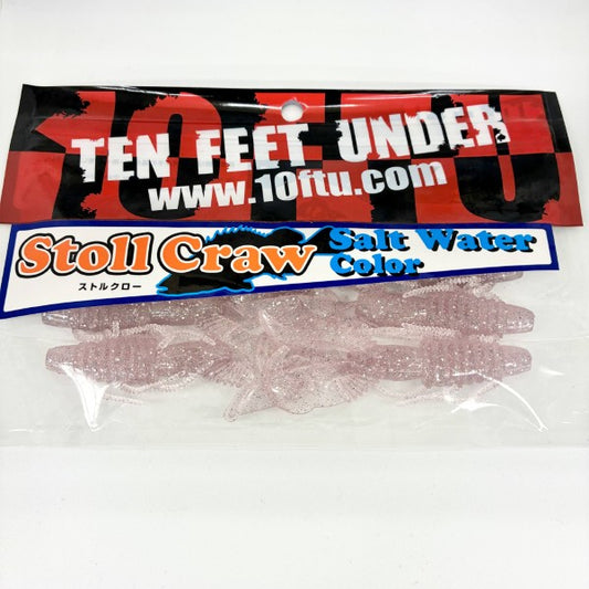 TEN FEET UNDER STOLL CRAW SW 3.5" (6 pcs/pack) #4 MAZUME IWASHI