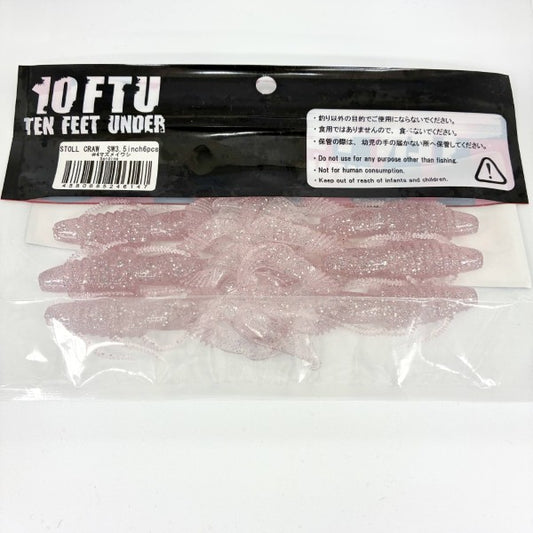 TEN FEET UNDER STOLL CRAW SW 3.5" (6 pcs/pack) #4 MAZUME IWASHI