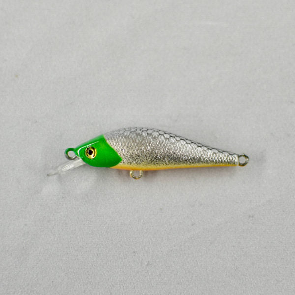 Wilderness HO-KI MINNOW HK50F 50mm : 2.6g Floating GREEN HEAD SHINER freshwater fishing lure
