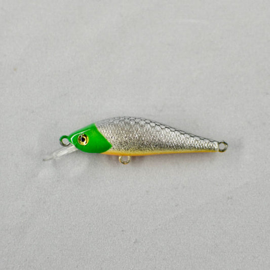 Wilderness HO-KI MINNOW HK50F 50mm : 2.6g Floating GREEN HEAD SHINER