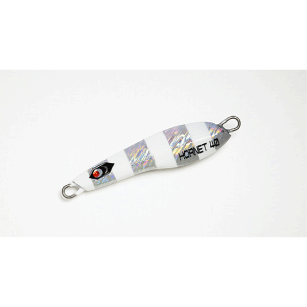 PREDGE TG HORNET 80g 80g : 66mm SILVER ZEBRA GLOW saltwater fishing lure