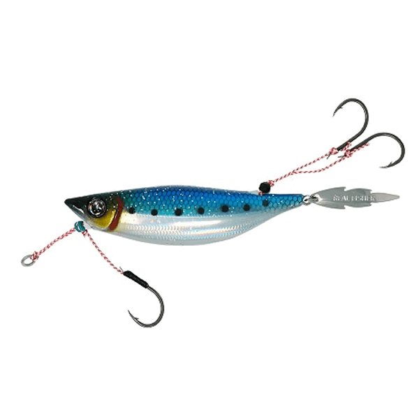 REAL FISHER AJIGO SLOW 100g SARDINE BLUE saltwater fishing lure