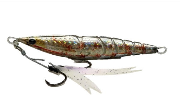 REAL FISHER EBI JIG 60g Sinking OKIAMI SILVER saltwater fishing lure