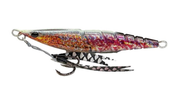REAL FISHER EBI JIG 100g Sinking ISE EBI BLACK GLOW saltwater fishing lure
