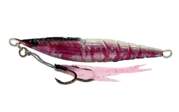 REAL FISHER EBI JIG 60g Sinking AKA EBI PINK GLOW saltwater fishing lure