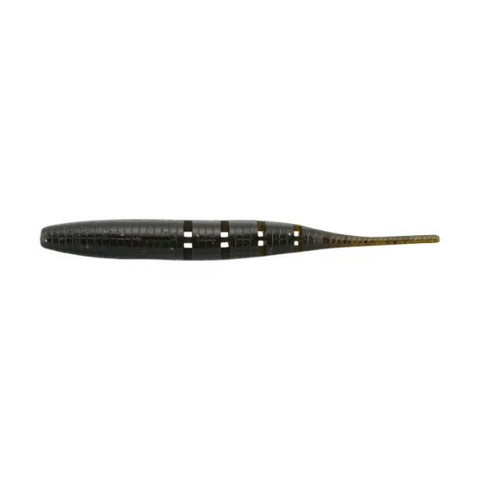 IMAKATSU JAVA SHAD IS-PLUS 3.5" (10 pcs/pack) #S-14 GREEN PUMPKIN PEPPER