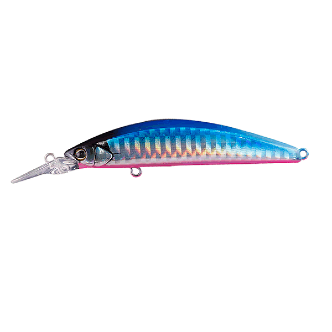 TIMON TRICOROLL GT 72MD-F 72mm : 6.6g Floating FLASH BLUE BACK freshwater fishing lure