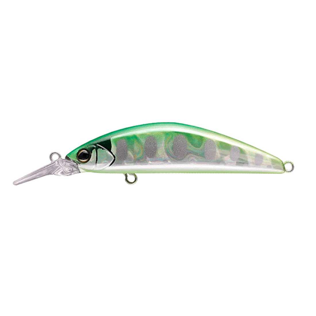 TIMON TRICOROLL GT 56SR-F 56mm : 3.7g Floating FLASH GREEN BACK freshwater fishing lure