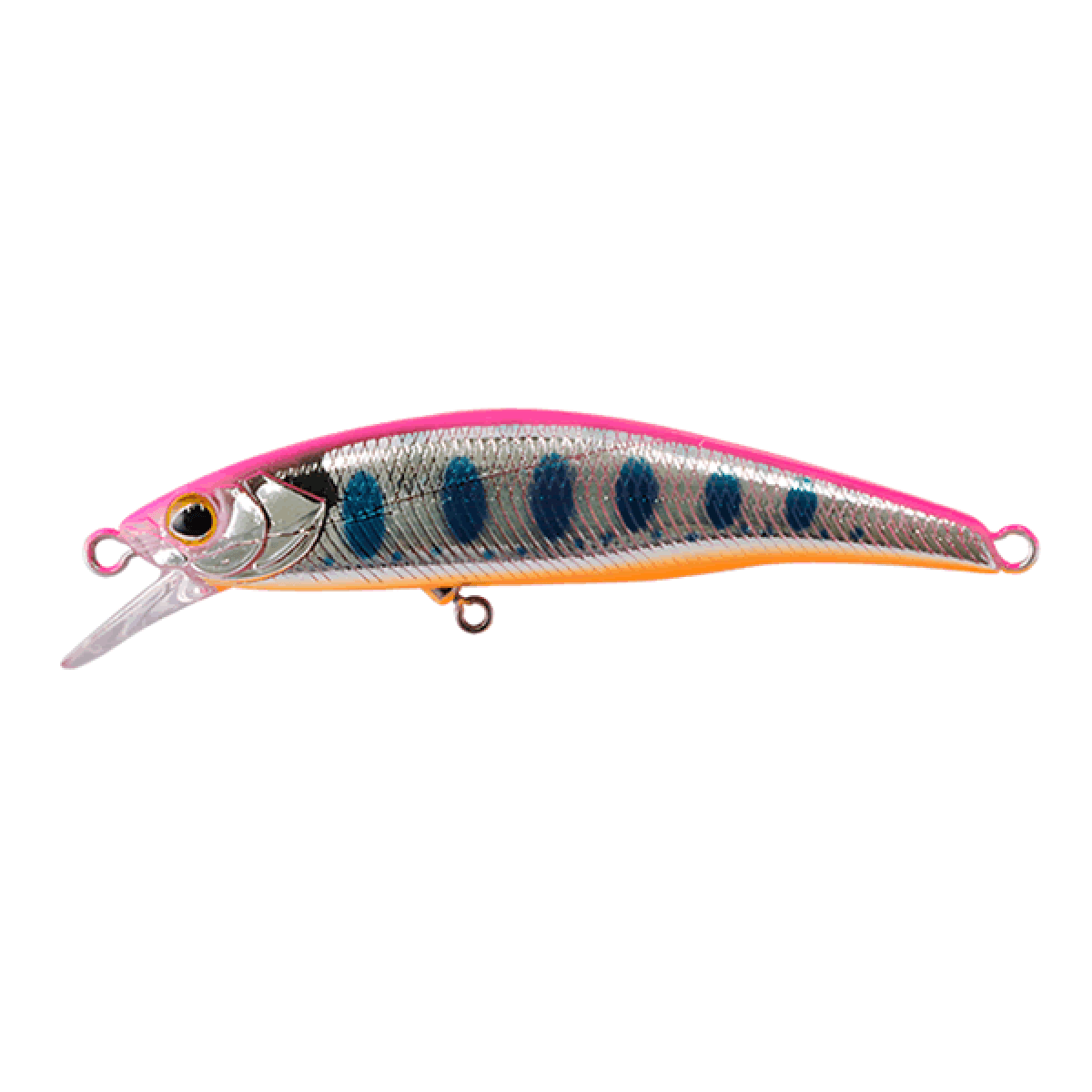 TIMON TRICOROLL RYUSHIN 70HW 70mm : 9.2g Sinking FLASH PINK BACK - Britannic Trade