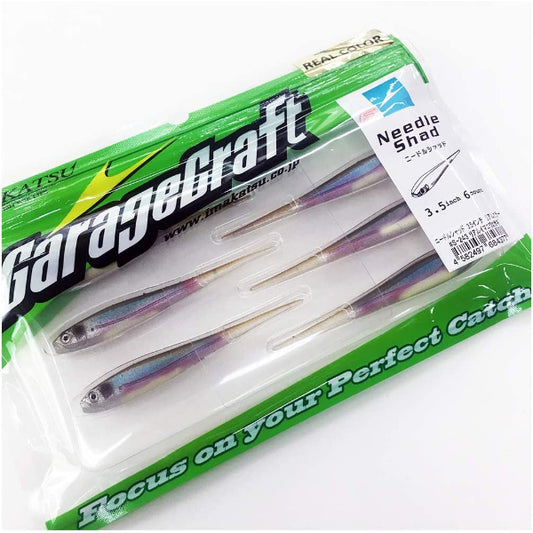 IMAKATSU NEEDLE SHAD 3.5" (5 pcs/pack) REAL COLOR #S-243 REAL KASUMI WAKASAGI