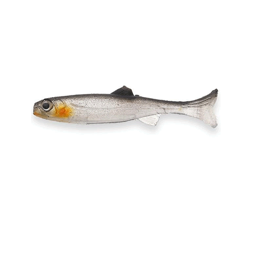 IMAKATSU HUDDLE SWIMMER REAL COLOR 2" (8 pcs/pack) #S-208 HALF SKELETON SILVER SHINER