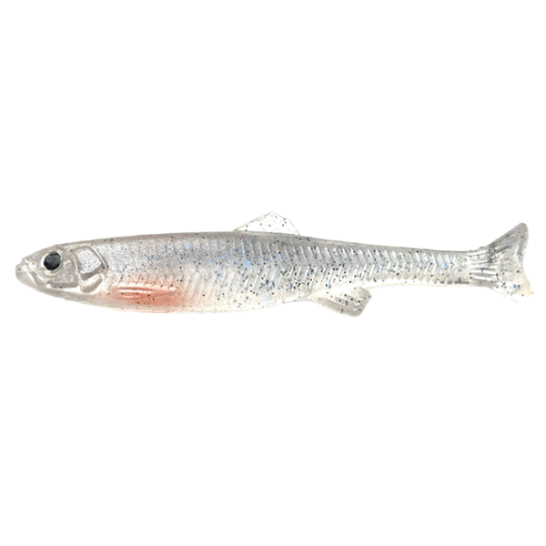 IMAKATSU HUDDLE SWIMMER ELASTOMER 2.4" (4 pcs/pack) #S-501 GHOST SHAD